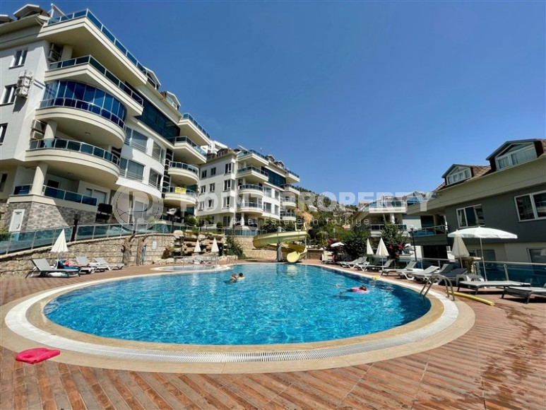 Панорамная квартира с  видом на море и гору Кале, в 500 метрах от пляжа, в центре Аланьи-id-6164-фото-15