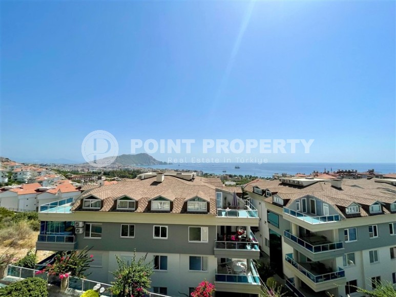 Панорамная квартира с  видом на море и гору Кале, в 500 метрах от пляжа, в центре Аланьи-id-6164-фото-20