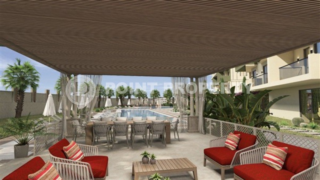 Небольшая квартира в жилом комплексе на этапе строительства, в спокойном, комфортабельном районе Аланьи - Демирташ-id-6165-фото-4