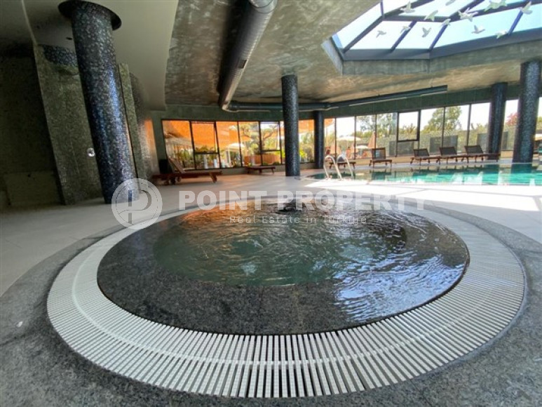 Меблированная трехкомнатная квартира, 122м², на первой береговой линии в районе Алании - Каргыджак.-id-1486-фото-48