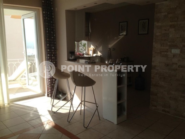 Панорамная квартира с роскошным видом на старый город и море, в самом сердце Аланьи-id-6166-фото-3