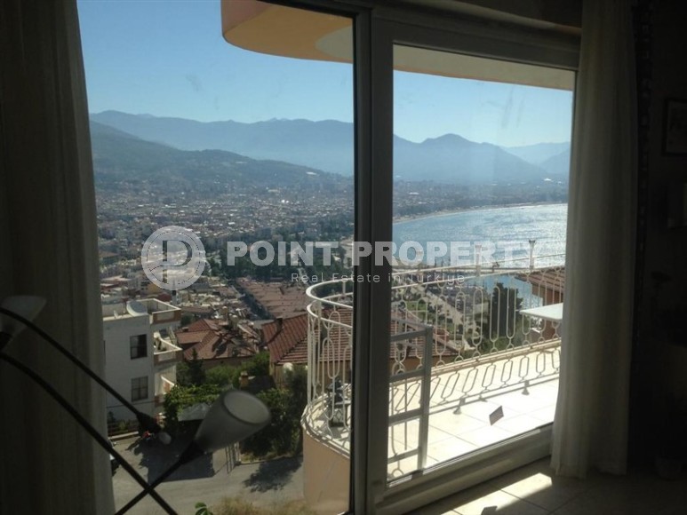 Панорамная квартира с роскошным видом на старый город и море, в самом сердце Аланьи-id-6166-фото-5