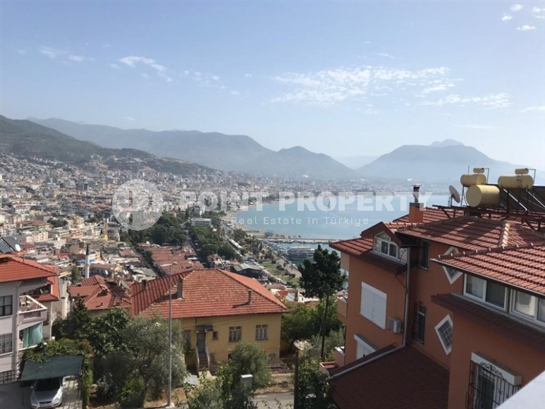 Панорамная квартира с роскошным видом на старый город и море, в самом сердце Аланьи-id-6166-фото-7