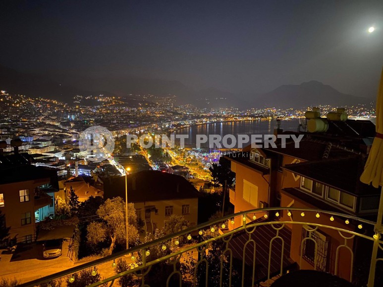 Панорамная квартира с роскошным видом на старый город и море, в самом сердце Аланьи-id-6166-фото-10