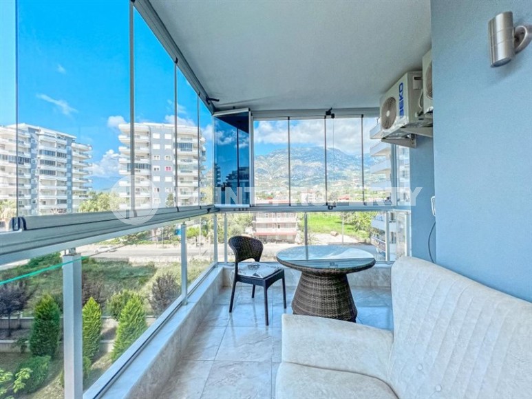 Уютная, светлая квартира 1+1, на площади 62 м2, в центре современного, развитого района Аланьи - Махмутлар-id-6167-фото-8