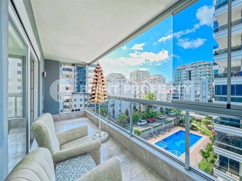 Уютная, светлая квартира 1+1, на площади 62 м2, в центре современного, развитого района Аланьи - Махмутлар-id-6167-фото-9