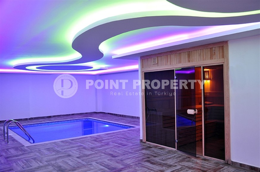 Комфортабельная, современная квартира на первой линии от моря, в центре престижного района Аланьи - Кестель-id-6168-фото-17