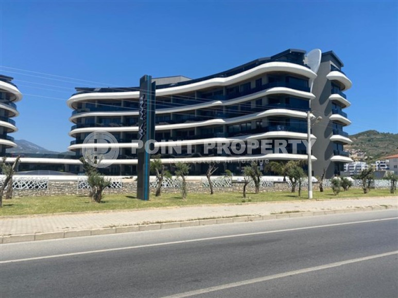 Меблированная трехкомнатная квартира, 122м², на первой береговой линии в районе Алании - Каргыджак.-id-1486-фото-54