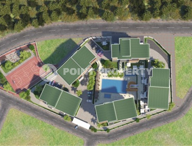 Двухуровневая трехкомнатная квартира, 180м², в новом комплексе в 500м от моря в районе Алании - Каргыджак-id-1487-фото-3