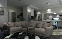 Двухуровневая трехкомнатная квартира, 180м², в новом комплексе в 500м от моря в районе Алании - Каргыджак-id-1487-фото-5