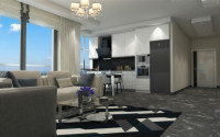 Двухуровневая трехкомнатная квартира, 180м², в новом комплексе в 500м от моря в районе Алании - Каргыджак-id-1487-фото-6