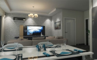 Двухуровневая трехкомнатная квартира, 180м², в новом комплексе в 500м от моря в районе Алании - Каргыджак-id-1487-фото-7