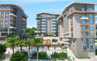 Двухуровневая трехкомнатная квартира, 180м², в новом комплексе в 500м от моря в районе Алании - Каргыджак-id-1487-фото-9