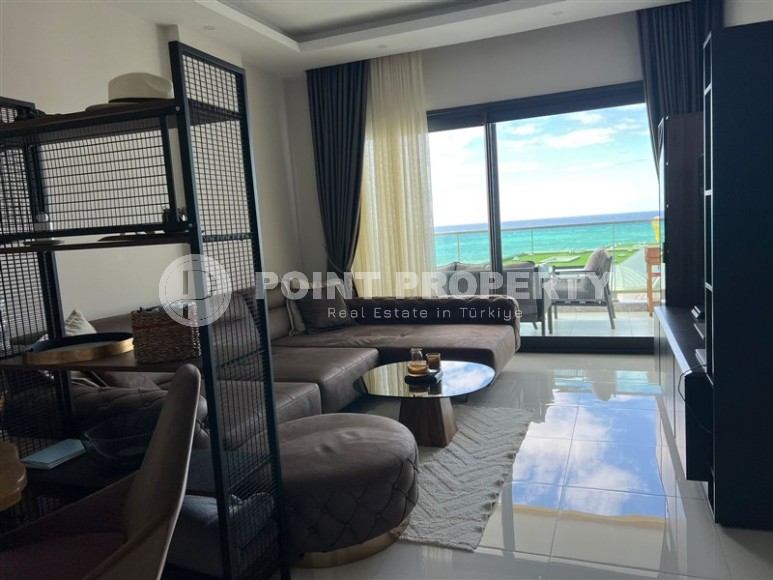 Комфортабельная квартира с роскошным видом на море, в центре престижного района Аланьи - Каргыджак-id-6175-фото-3