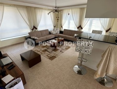 Просторная квартира с видом на море и гору Кале, в километре от моря, в спокойном районе Аланьи - Джикджилли-id-6178-фото-2