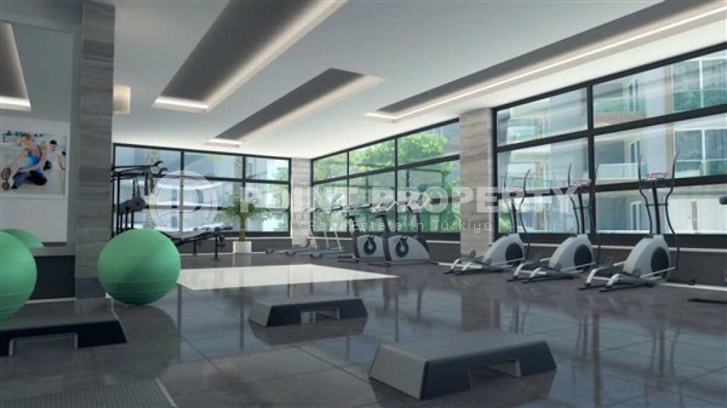 Двухуровневая трехкомнатная квартира, 180м², в новом комплексе в 500м от моря в районе Алании - Каргыджак-id-1487-фото-16