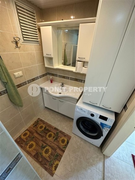 Просторная квартира с видом на море и гору Кале, в километре от моря, в спокойном районе Аланьи - Джикджилли-id-6178-фото-7