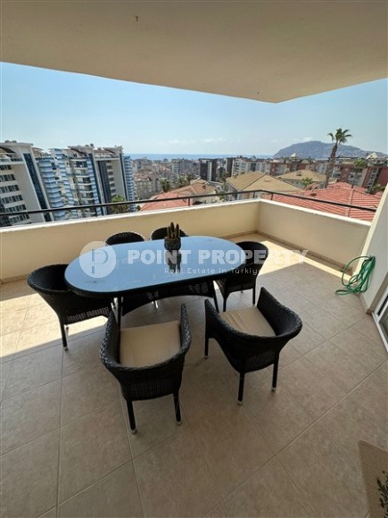 Просторная квартира с видом на море и гору Кале, в километре от моря, в спокойном районе Аланьи - Джикджилли-id-6178-фото-8