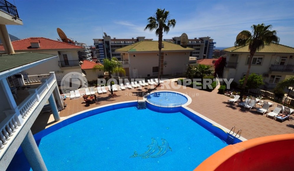 Просторная квартира с видом на море и гору Кале, в километре от моря, в спокойном районе Аланьи - Джикджилли-id-6178-фото-14