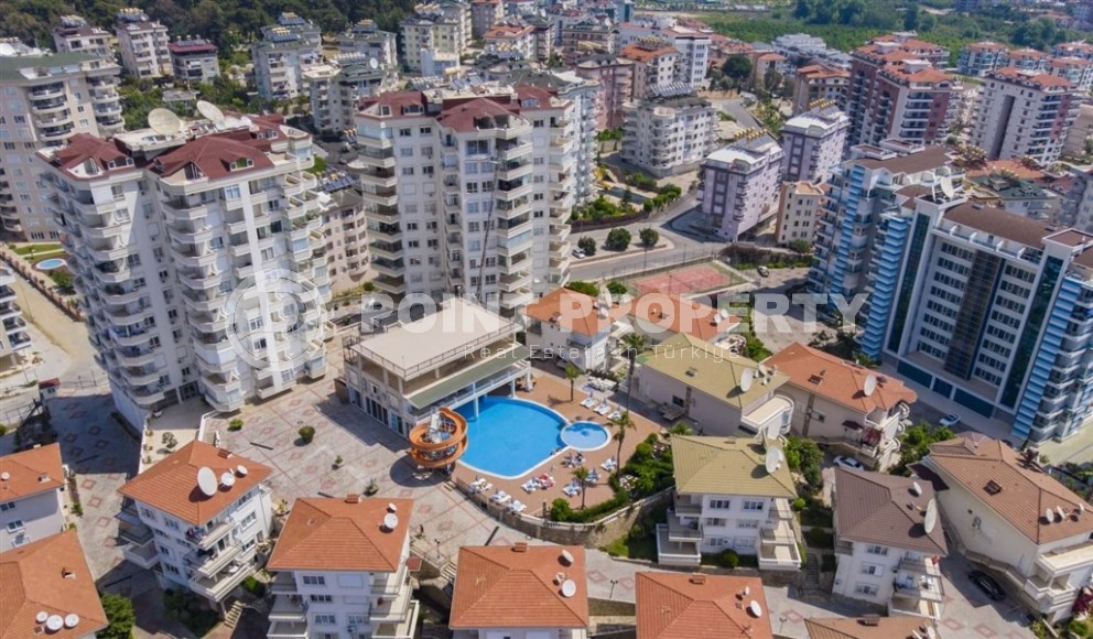 Просторная квартира с видом на море и гору Кале, в километре от моря, в спокойном районе Аланьи - Джикджилли-id-6178-фото-19