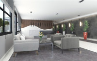 Двухуровневая трехкомнатная квартира, 180м², в новом комплексе в 500м от моря в районе Алании - Каргыджак-id-1487-фото-22