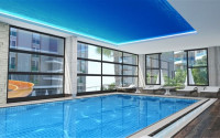 Двухуровневая трехкомнатная квартира, 180м², в новом комплексе в 500м от моря в районе Алании - Каргыджак-id-1487-фото-28