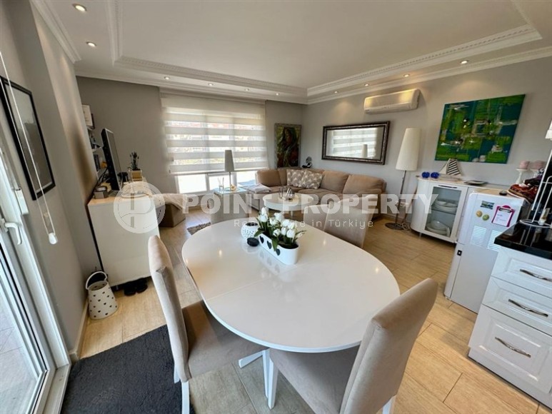 Современная, уютная квартира 2+1, на площади 85 м2, в жилом комплексе с бассейном и просторным зеленым садом-id-6192-фото-4