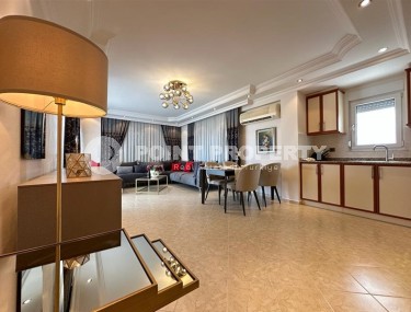 Меблированная трёхкомнатная квартира в центре Аланьи, 200 метров от городских объектов-id-3610-фото-5