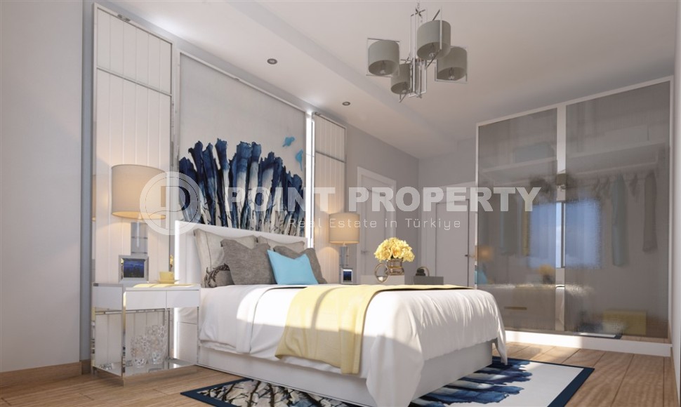 Квартиры в роскошном жилом комплексе на этапе строительства, в зеленом, экологически чистом районе Аланьи - Газипаша-id-6195-фото-5