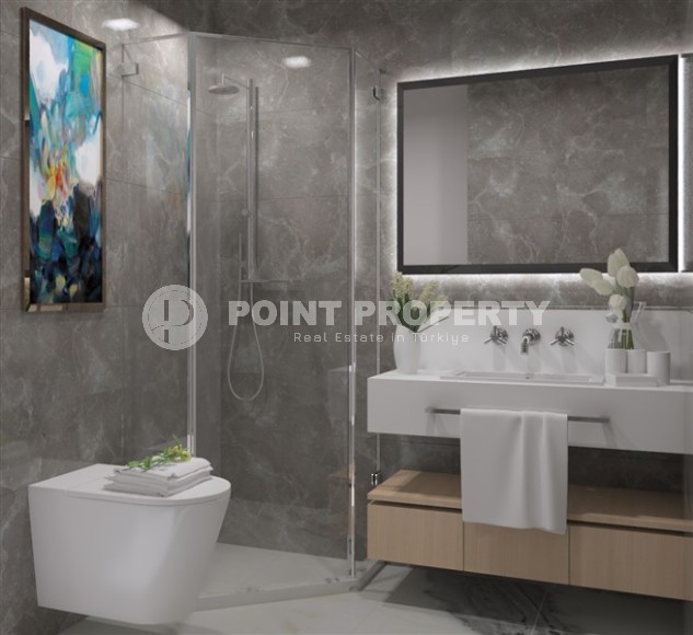 Квартиры в роскошном жилом комплексе на этапе строительства, в зеленом, экологически чистом районе Аланьи - Газипаша-id-6195-фото-7