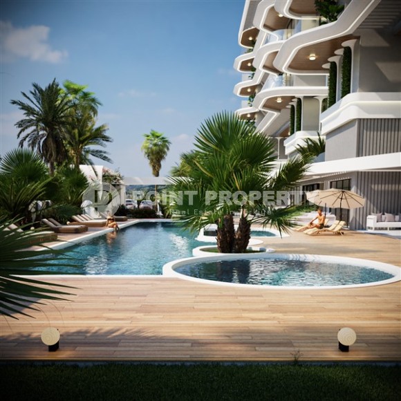 Квартиры в роскошном жилом комплексе на этапе строительства, в зеленом, экологически чистом районе Аланьи - Газипаша-id-6195-фото-15