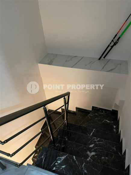 Четырехкомнатный дуплекс, 140м², в доме городского типа на окончательном этапе строительства в районе Газипаша, Алания-id-1488-фото-9