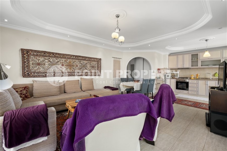 Comfortable, furnished apartment 2+1, on an area of 125 m2, in a quiet area of Alanya - Cikcilli-id-6198-photo-3