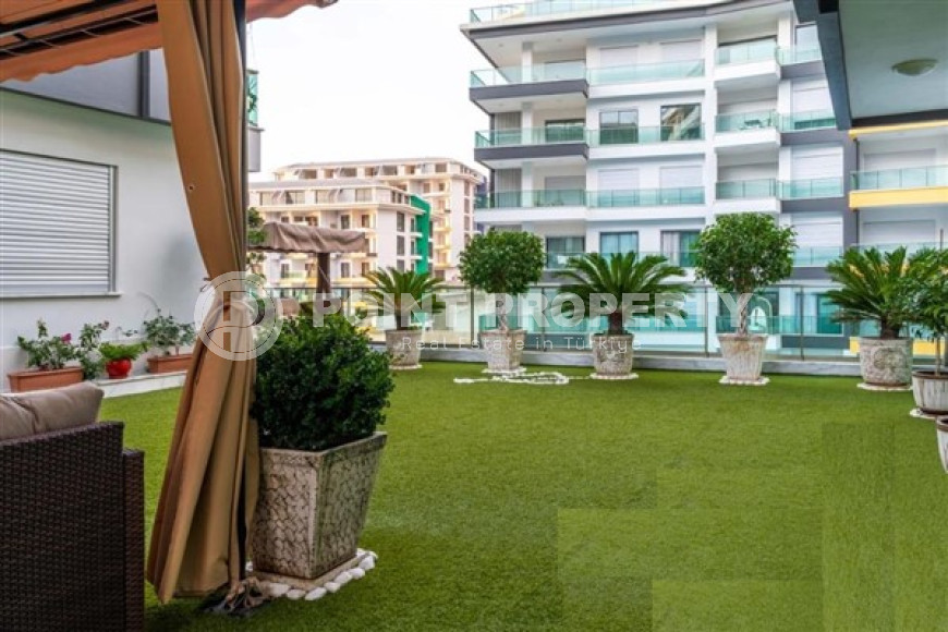 Фешенебельный садовый дуплекс с пятью спальнями, 210м², в элитном комплексе Каргыджака, Алания-id-1489-фото-7