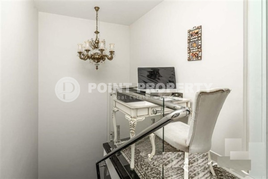 Фешенебельный садовый дуплекс с пятью спальнями, 210м², в элитном комплексе Каргыджака, Алания-id-1489-фото-15