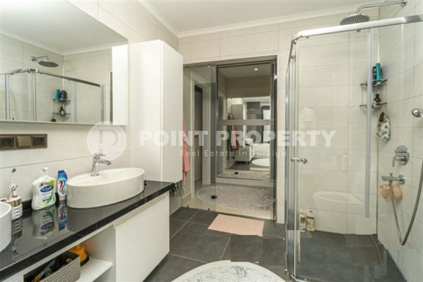 Фешенебельный садовый дуплекс с пятью спальнями, 210м², в элитном комплексе Каргыджака, Алания-id-1489-фото-17