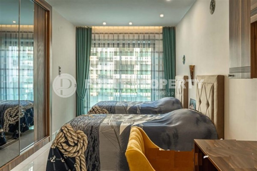 Фешенебельный садовый дуплекс с пятью спальнями, 210м², в элитном комплексе Каргыджака, Алания-id-1489-фото-18