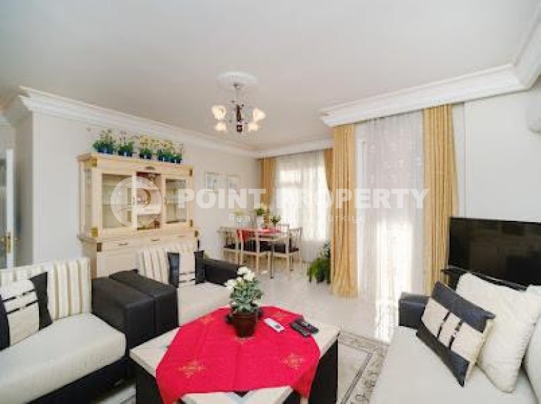 Благоустроенная, готовая к проживанию квартира, общей площадью 100 м2, в нескольких минутах ходьбы от центра Аланьи-id-6212-фото-3