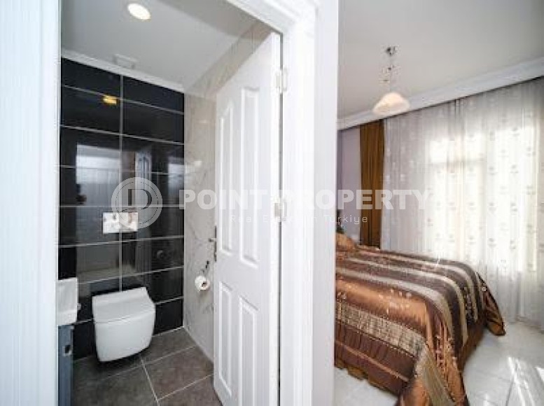 Благоустроенная, готовая к проживанию квартира, общей площадью 100 м2, в нескольких минутах ходьбы от центра Аланьи-id-6212-фото-7