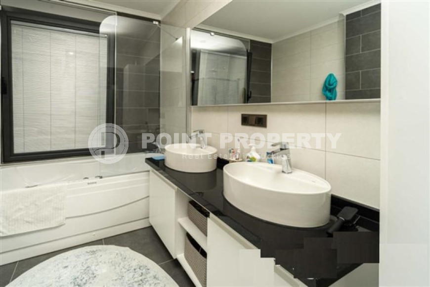 Фешенебельный садовый дуплекс с пятью спальнями, 210м², в элитном комплексе Каргыджака, Алания-id-1489-фото-22