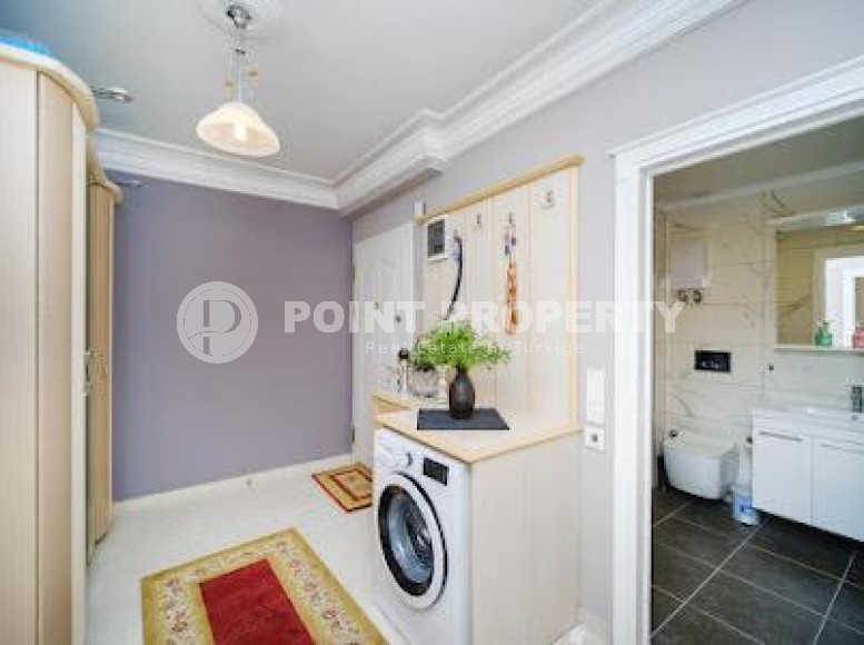 Благоустроенная, готовая к проживанию квартира, общей площадью 100 м2, в нескольких минутах ходьбы от центра Аланьи-id-6212-фото-10