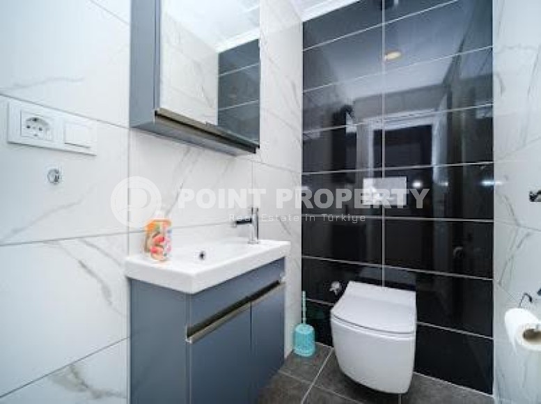 Благоустроенная, готовая к проживанию квартира, общей площадью 100 м2, в нескольких минутах ходьбы от центра Аланьи-id-6212-фото-12