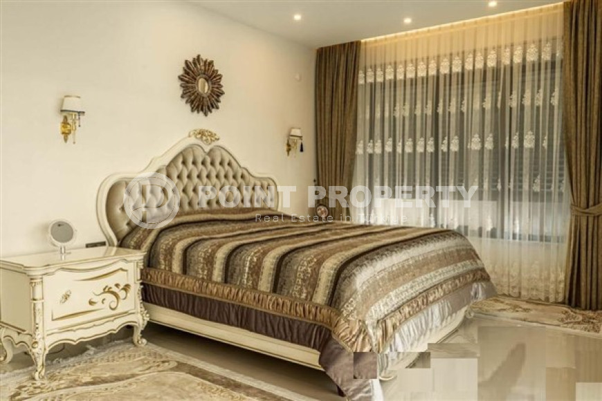 Фешенебельный садовый дуплекс с пятью спальнями, 210м², в элитном комплексе Каргыджака, Алания-id-1489-фото-25