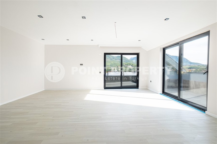 Панорамная двухуровневая квартира с видом на горы, в живописном, спокойном районе Аланьи - Верхняя Оба-id-6219-фото-7