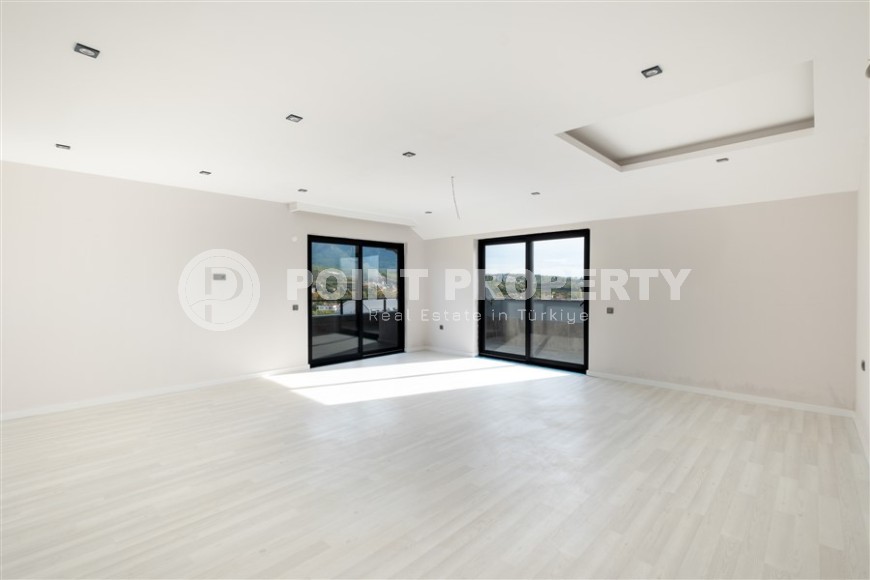 Панорамная двухуровневая квартира с видом на горы, в живописном, спокойном районе Аланьи - Верхняя Оба-id-6219-фото-9