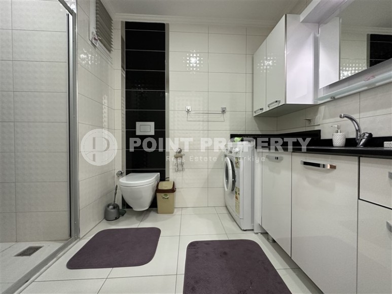 Комфортабельная квартира с тремя спальными комнатами, в престижном, спокойном районе Аланьи - Хасбахче-id-6221-фото-9