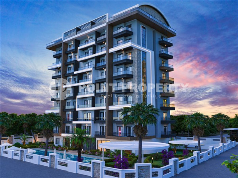 Investment project in the Payallar area, low prices and interest-free installments, all apartments with sea views, 1+1, 2+1-id-1493-photo-2