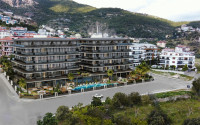 Investment project at the initial stage of construction in the center of Alanya, views of the sea, mountains and Alanya fortress-id-1066-photo-7