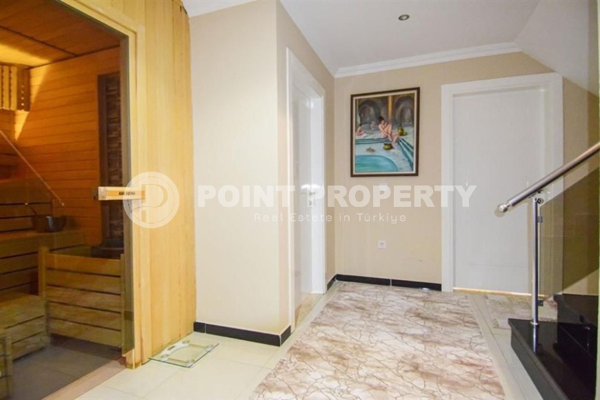 Атмосферная двухуровневая квартира 3+1, на площади 170 м2, в центре престижного района Аланьи - Кестель-id-6233-фото-12