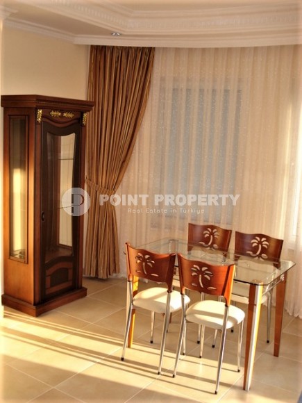 Квартира с мебелью и бытовой техникой, в 800 метрах от моря, в современном районе Аланьи - Кызлар Пынары-id-6238-фото-3